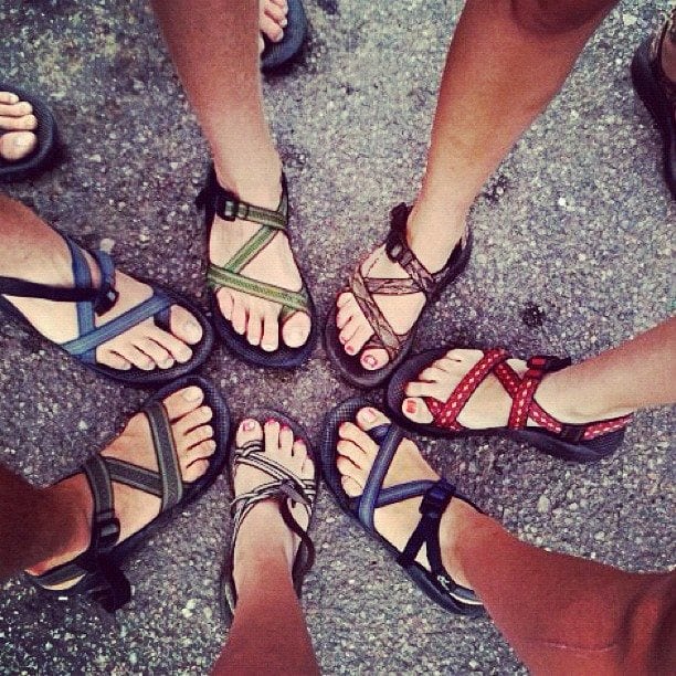 chacos are our wedding shoe Oak Oats