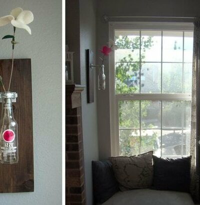 DIY // wall hanging vase