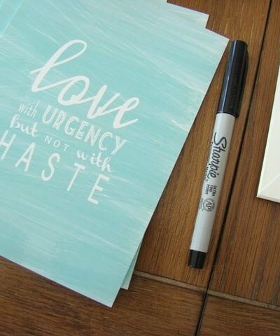 love with urgency