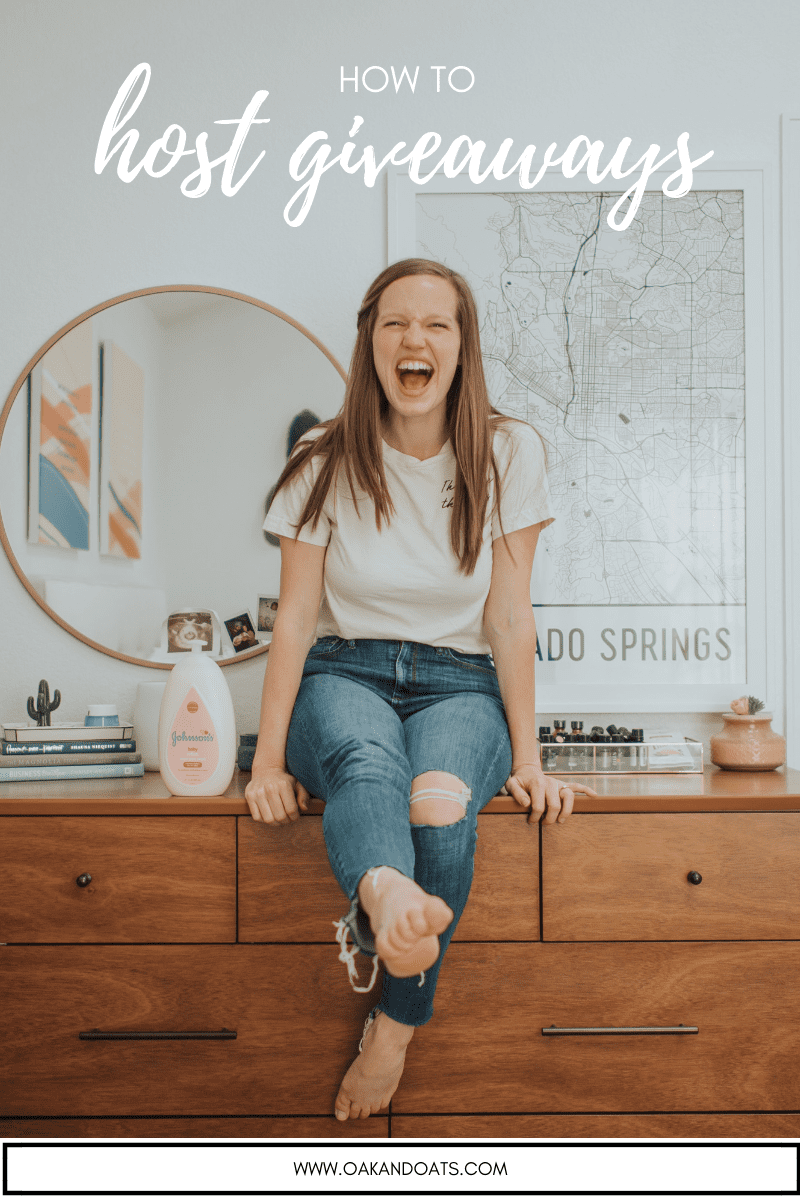 How to host giveaways on your blog and instagram