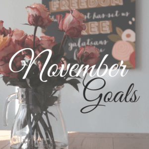 November Goals