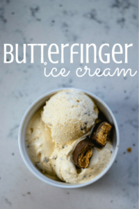 Butterfinger Ice Cream