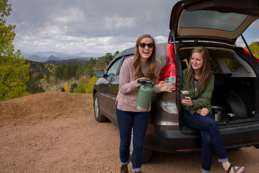 Trailgating! Gotta love Colorado in the Fall! Grab your gear and go! 