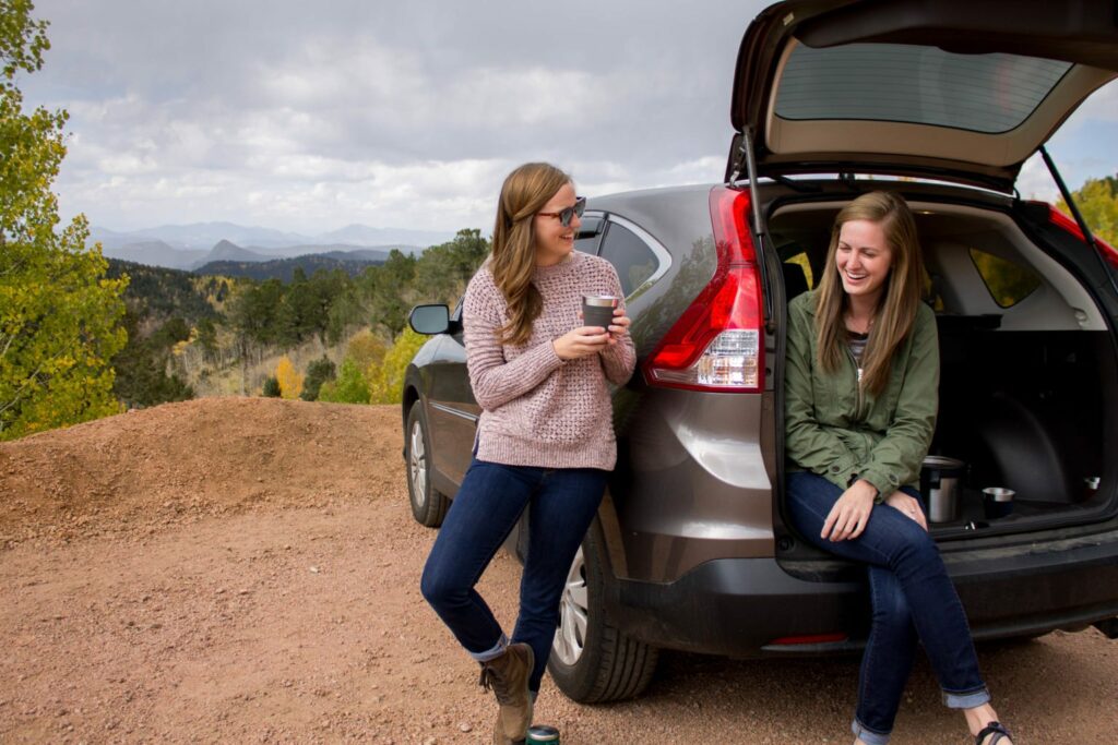 Trailgating! Gotta love Colorado in the Fall! Grab your gear and go! 