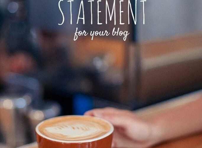 Why you Need a Mission Statement for you Blog/ Business & How to get it done Today
