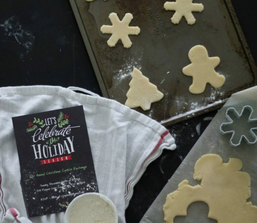 Love these fun annual Christmas Cookie Party invitations! I love how they have a party every year - It would be great to get something like this  together! 