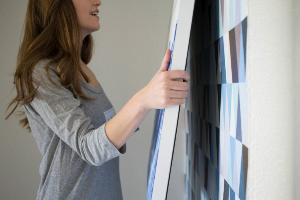 Walls Need Love - Love this Hallway remodel! And this Wallpaper is the best kind! Easy to put up and easy to take down! 