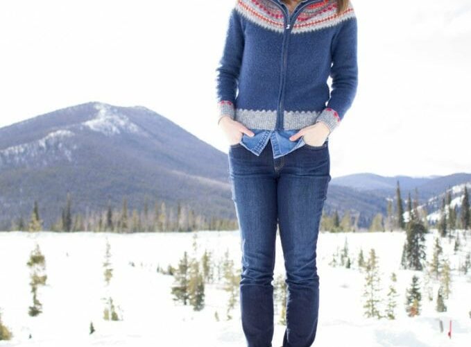 Love this beautiful Fair Isle Winter Outfit in the Colorado Rocky Mountains! And those boots!