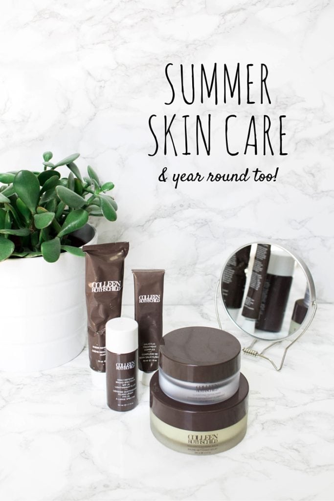 Summer Skin Care! Take the best care of your face and skin this summer with Colleen Rothschild products! They work naturally to bring out your best skin!