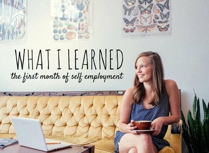 What I learned my first month of self employment