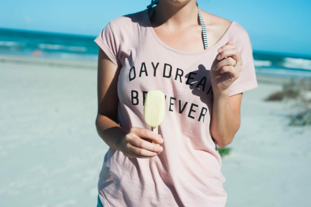 Florida Beaches - styling cool with Outshine Fruit & Yogurt Bars! 