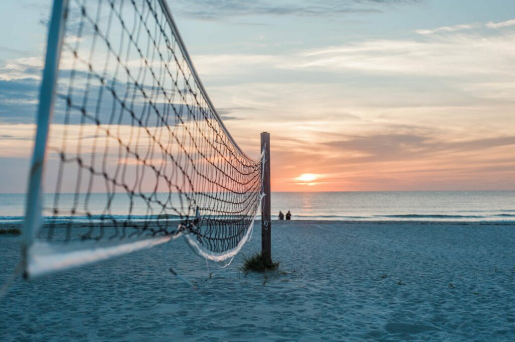 sunrise over the Atlantic ocean in Cocoa Beach, Florida 