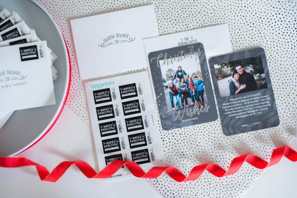 Christmas Cards with Tiny Prints 2016 #TinyPrints #CLVR 