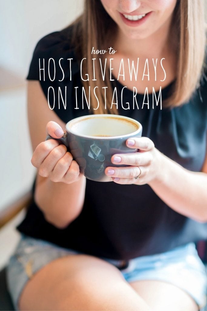 How to Host Giveaways on Instagram. Step by Step instructions for your Instagram giveaway to help you authentically grow your Instagram following!
