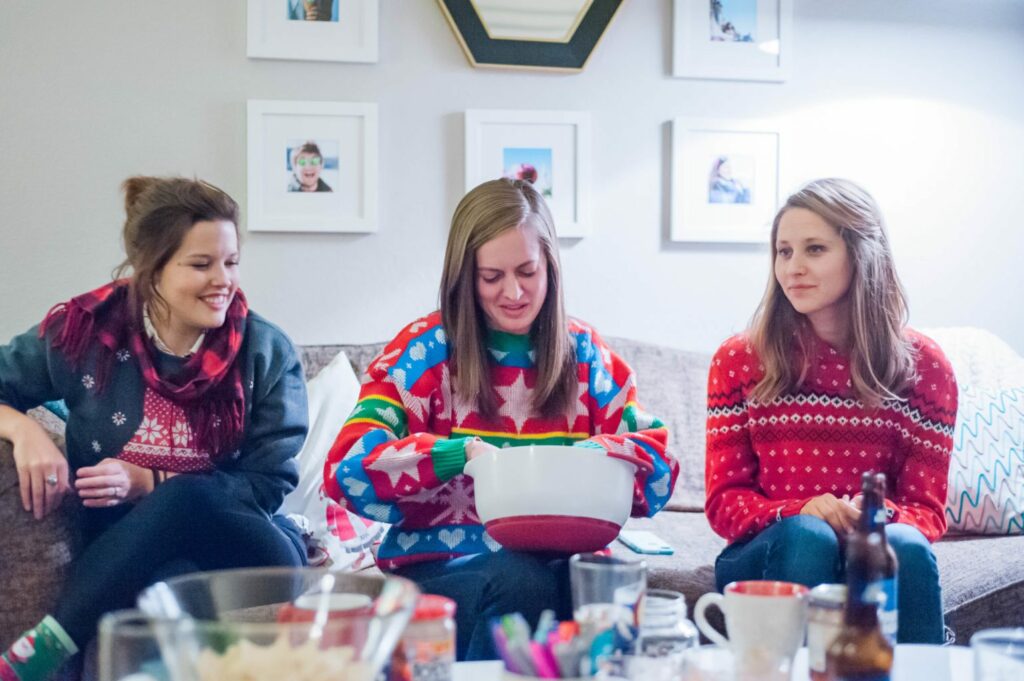 How to Throw a Festive Sweater Party - with Frito Lay #ad