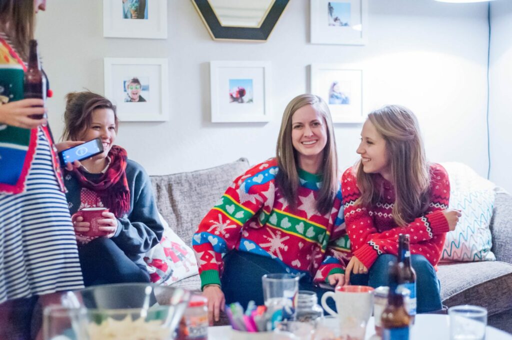 How to Throw a Festive Sweater Party - with Frito Lay #ad