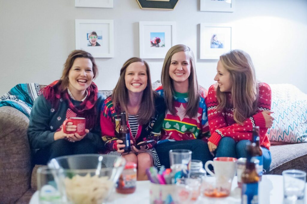 How to Throw a Festive Sweater Party - with Frito Lay #ad