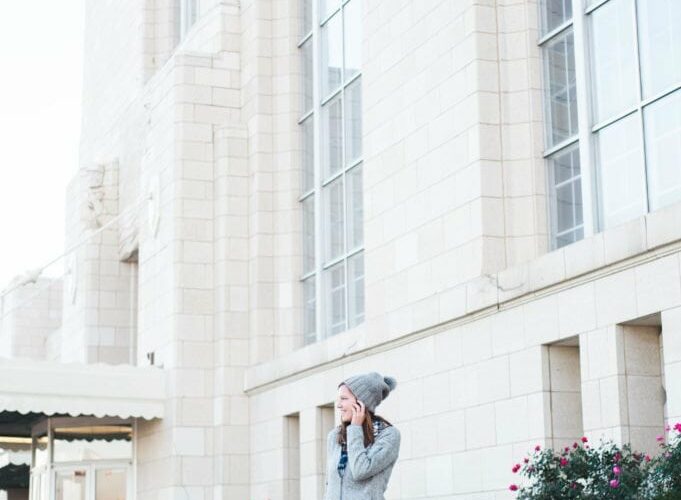 Layering up in Old Market Omaha