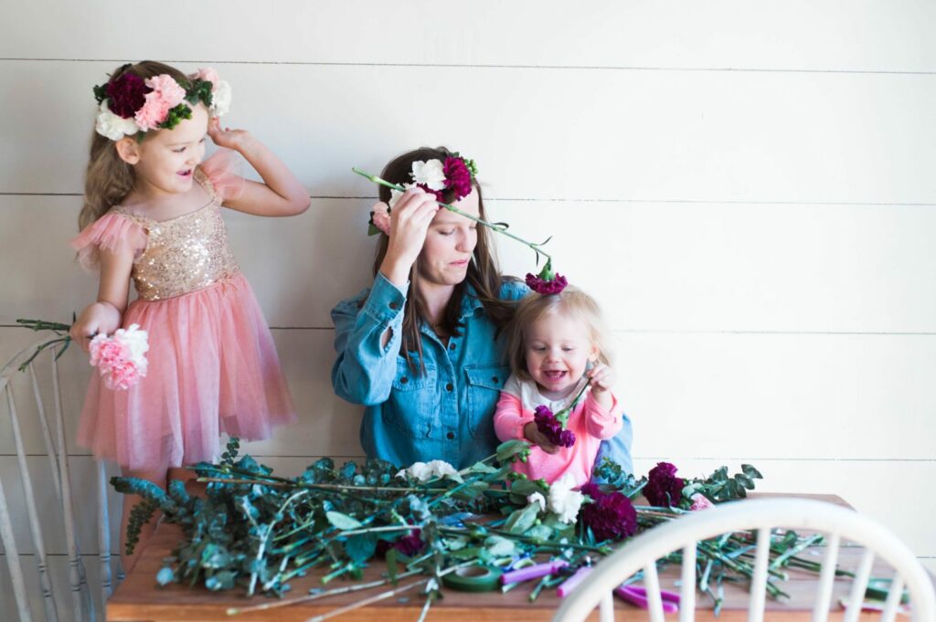 Flower Crown Valentine’s Party