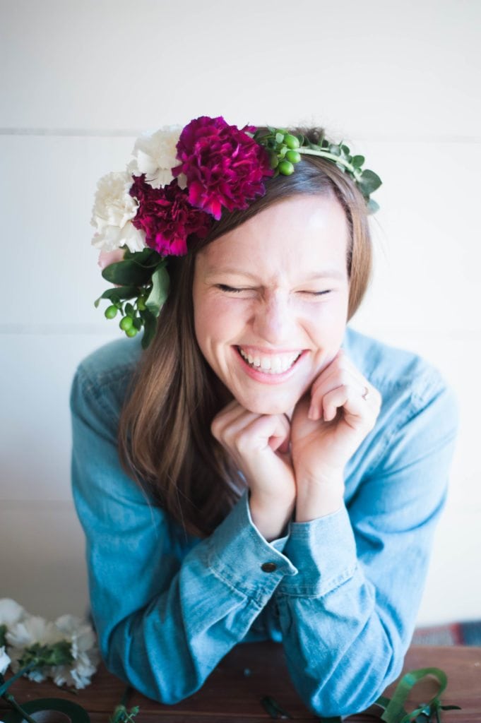 Floral Crown Valentine's Day Party! Perfect to celebrate Valentine's Day or Galentine's Day!