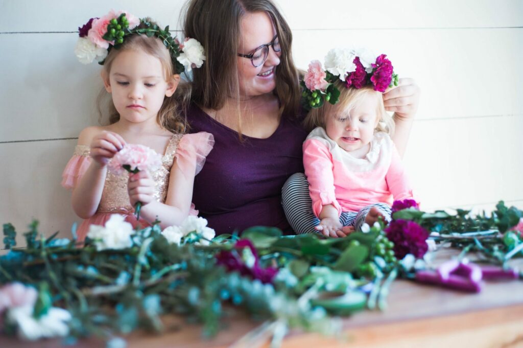 Flower Crown Valentine’s Party