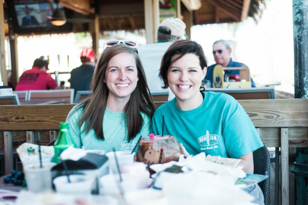 Beach Bachelorette Party - Matching Ron Jon Shirts and sunglasses!!