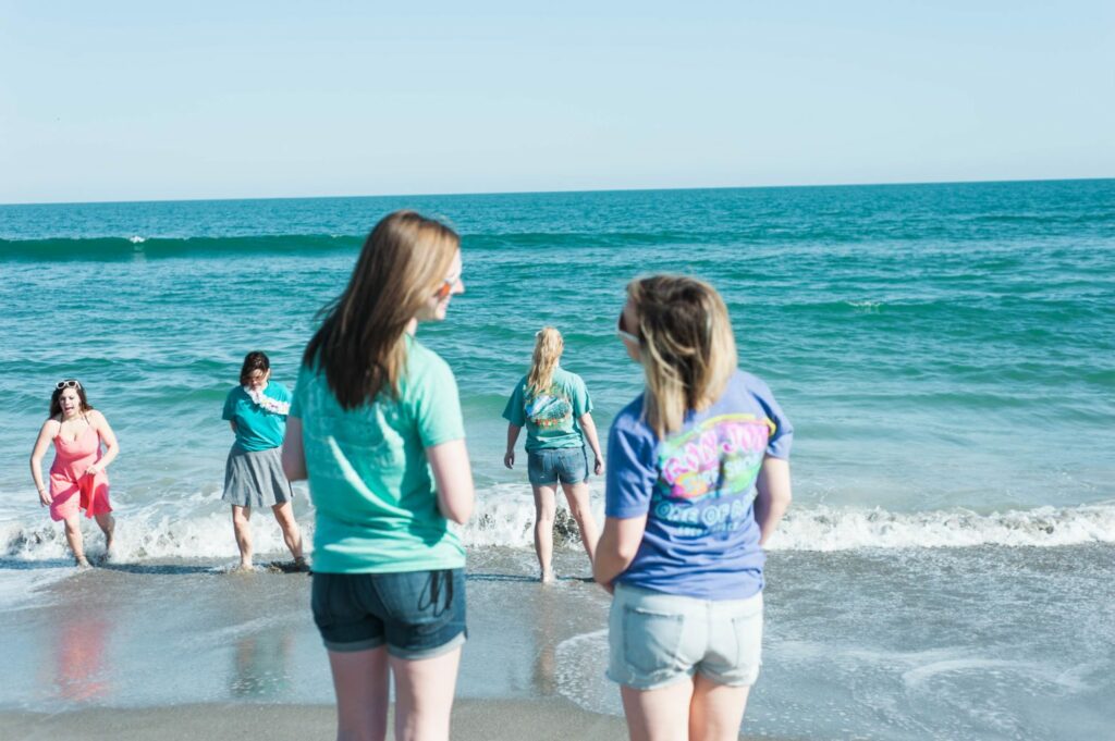 Beach Bachelorette Party - Matching Ron Jon Shirts and sunglasses!!