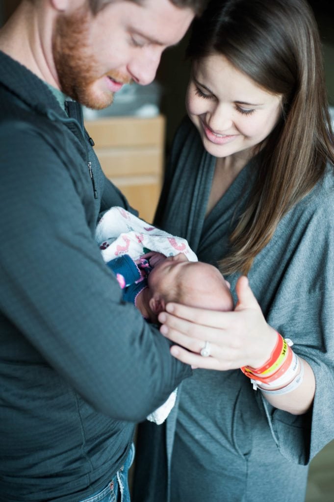 Fresh 48 hospital newborn photoshoot