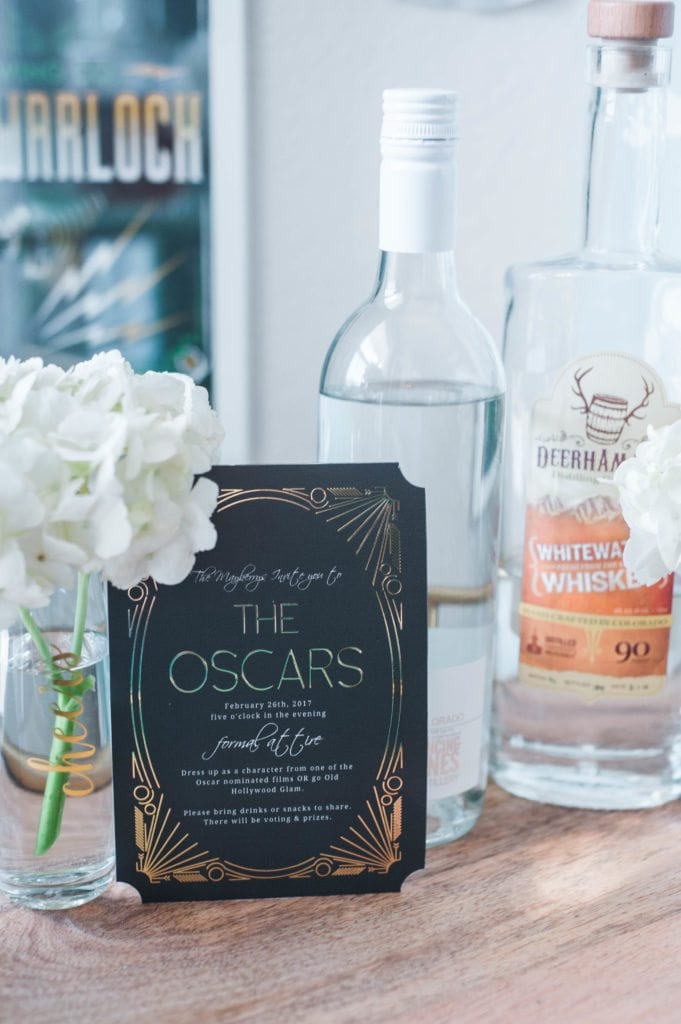 How to Host an Oscars Party - with fun invites from Basic Invite!