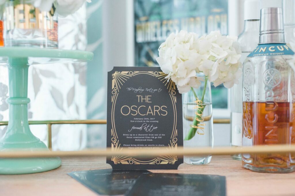 How to Host an Oscars Party - with fun invites from Basic Invite!