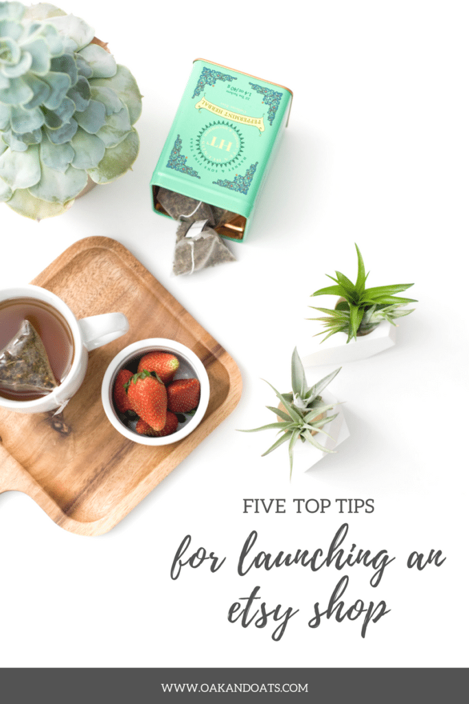 Five Top Tips for Launching an Etsy Shop