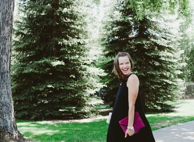 Black dress from Old Navy