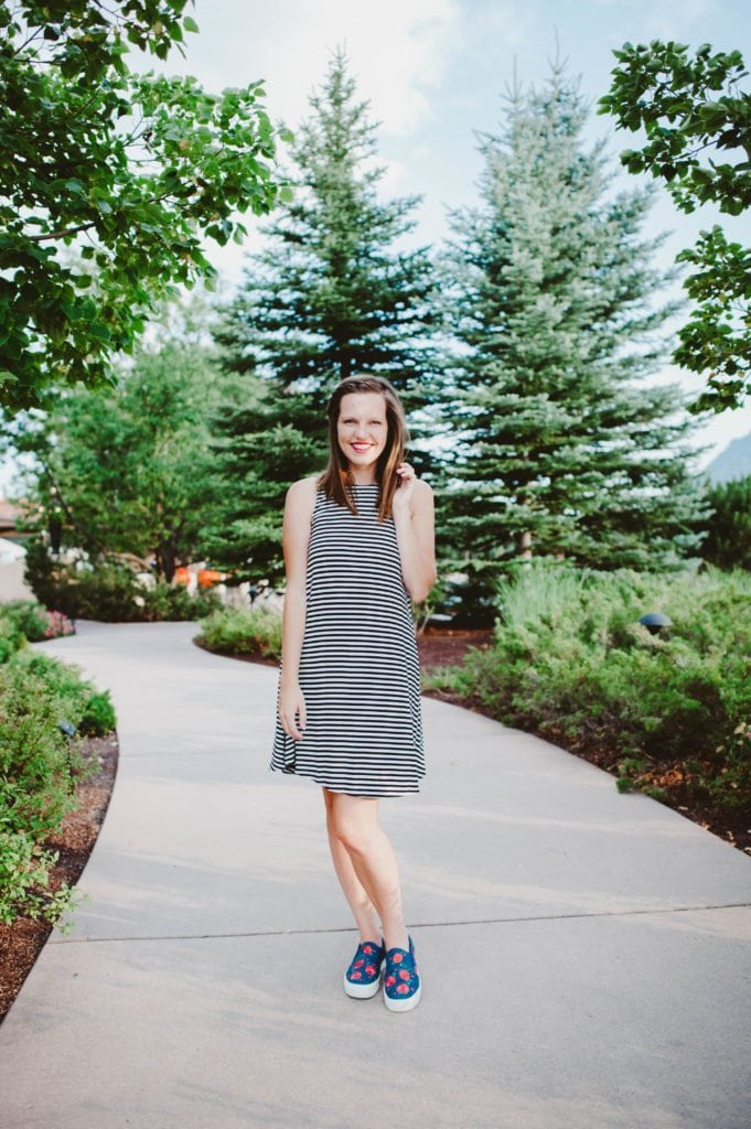 Girl Boss Elizabeth Mayberry of Oak + Oats working and snacking on Coco-Roons!