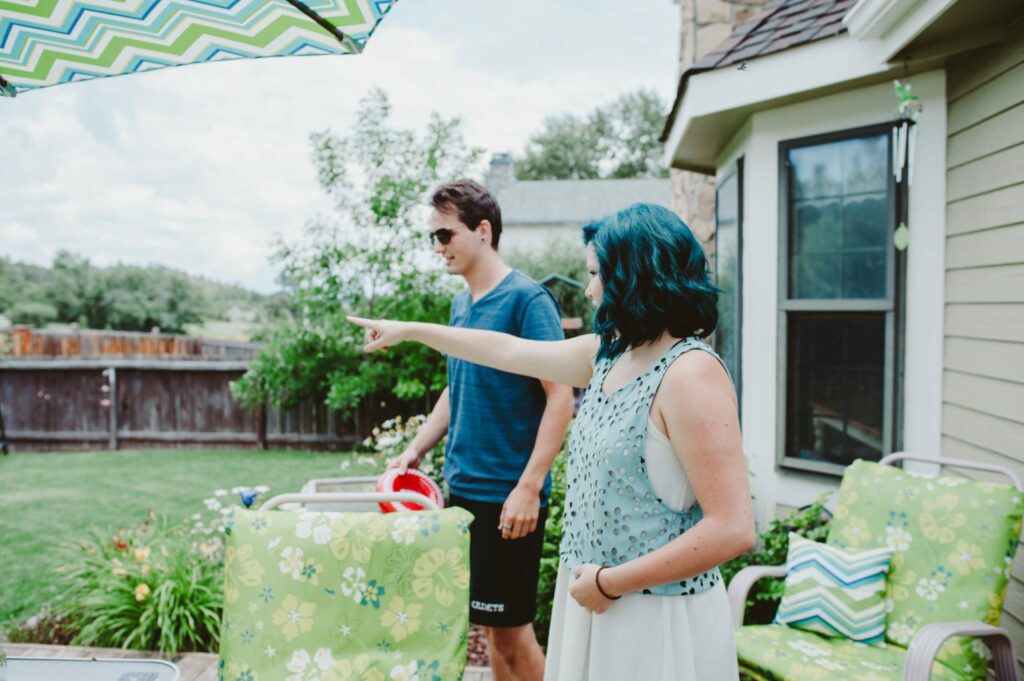 Elizabeth Mayberry of Oak + Oats playing Deer Lord! the party game! Plan a game night (or day) with your friends to build community!