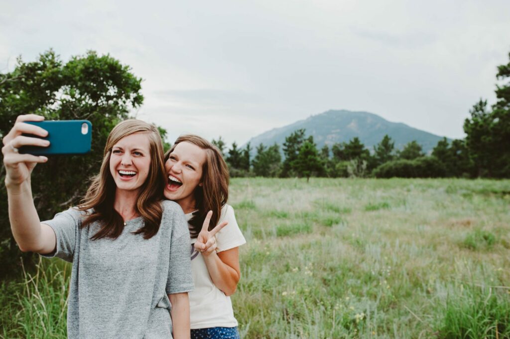 Elizabeth Mayberry Life Style Blogger at  Oak + Oats in Patagonia Shorts. Love the wildflowers and sunset.