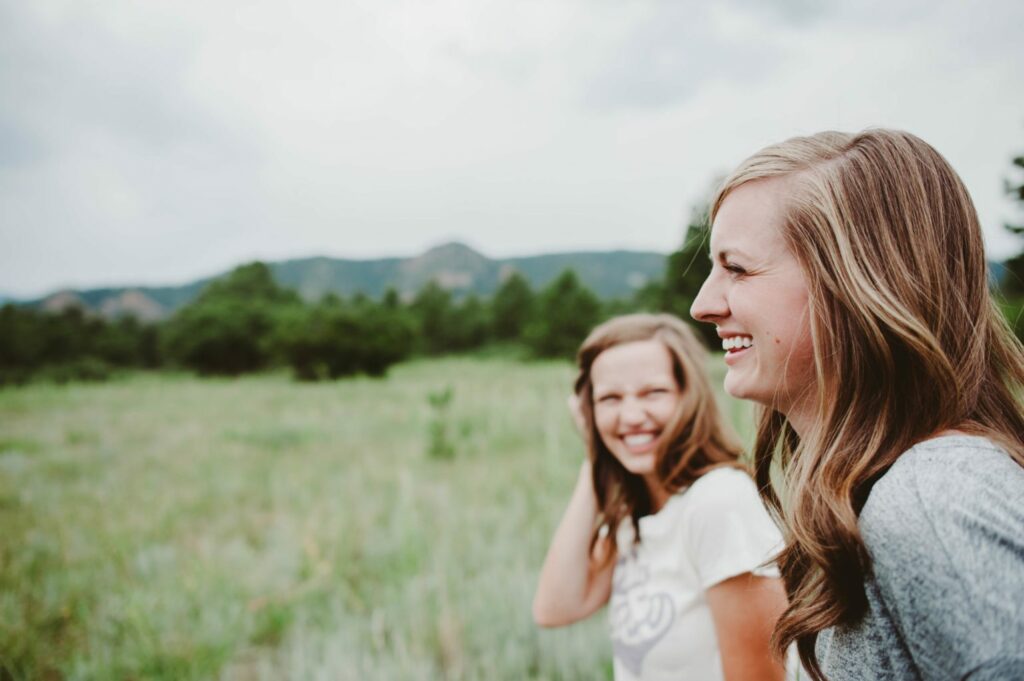 Elizabeth Mayberry Life Style Blogger at  Oak + Oats in Patagonia Shorts. Love the wildflowers and sunset.