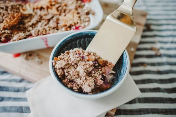 Pear & Cranberry Cobbler