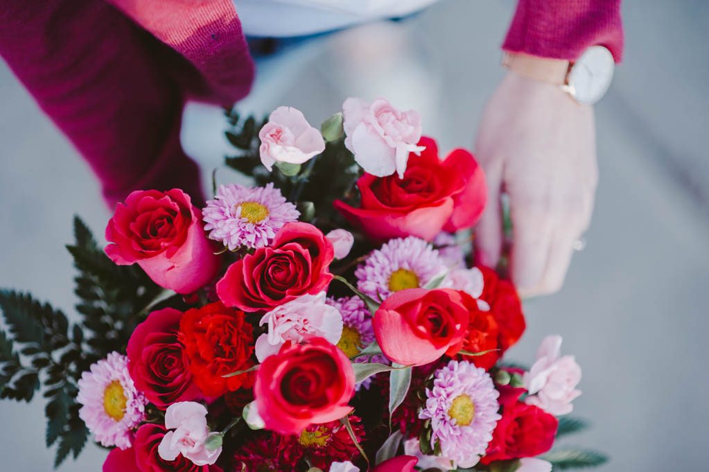 Galentine's Day Flowers - Oak + Oats