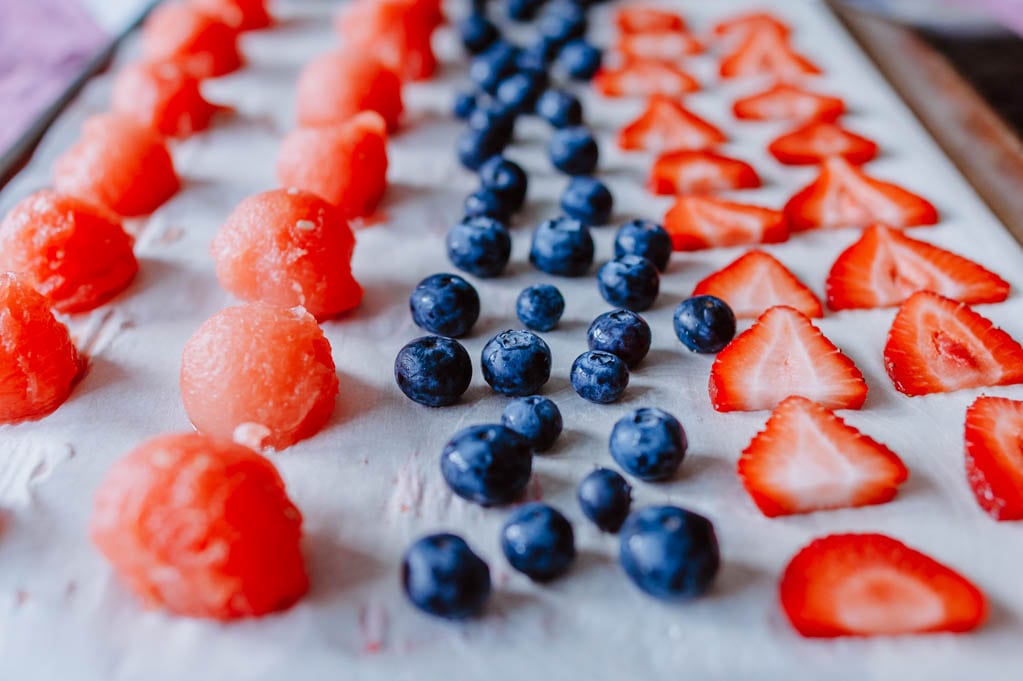 DIY Frozen Fruit Ice Cubes