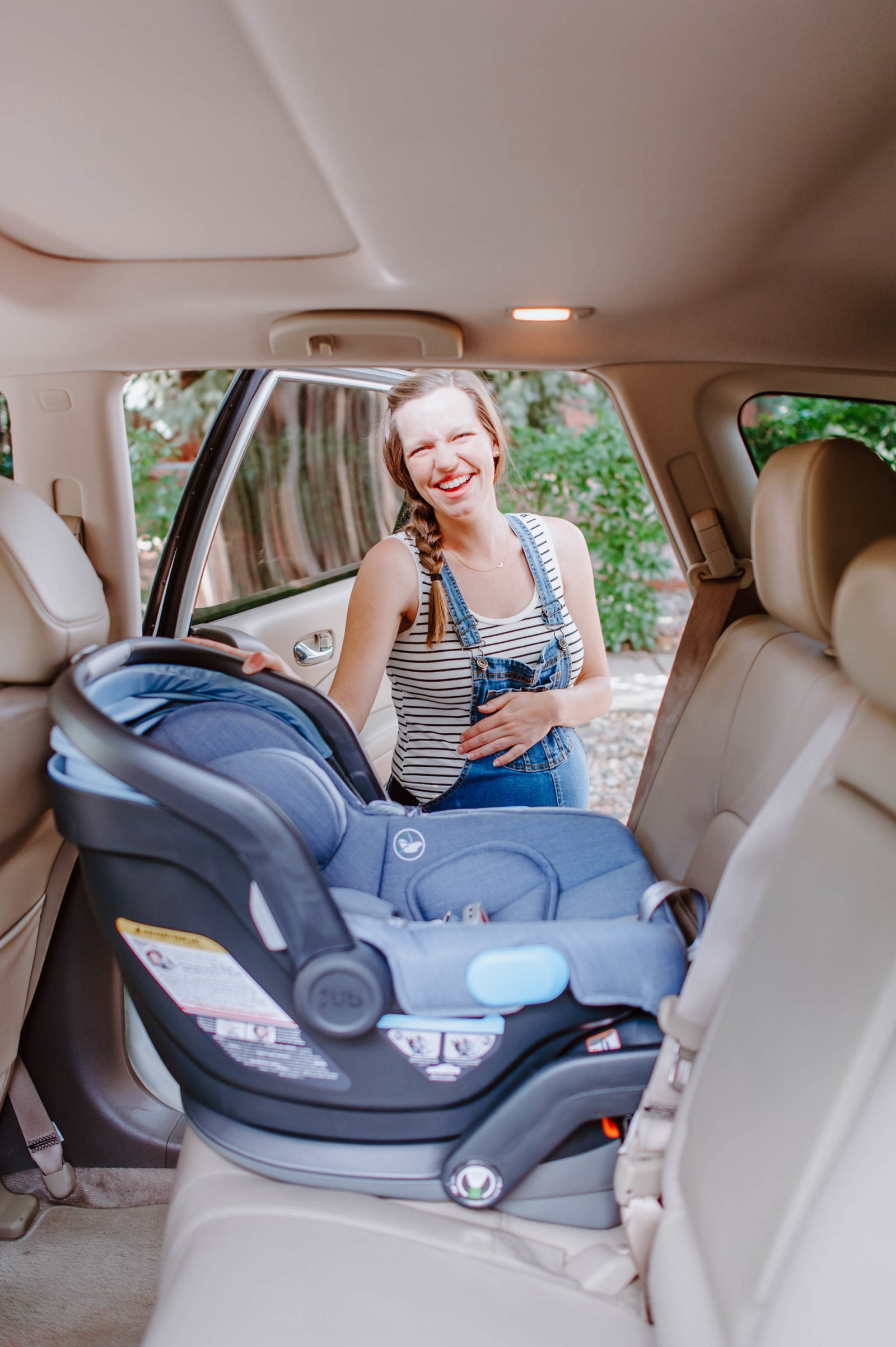 Uppa baby store car seat installation