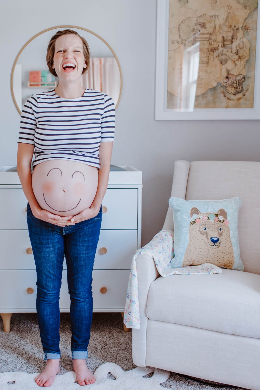 Happy due date little girl | Oak + Oats