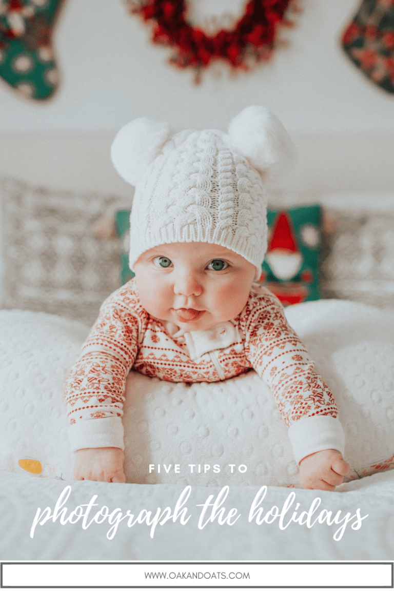 tips to photograph the Holidays