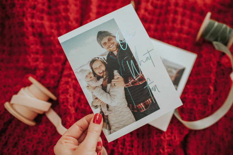 Christmas Cards with Artifact Uprising Oak + Oats