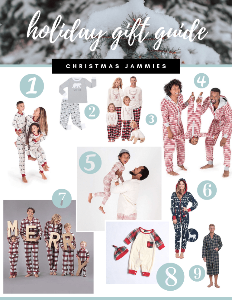Holiday Gift Guide Christmas Jammies