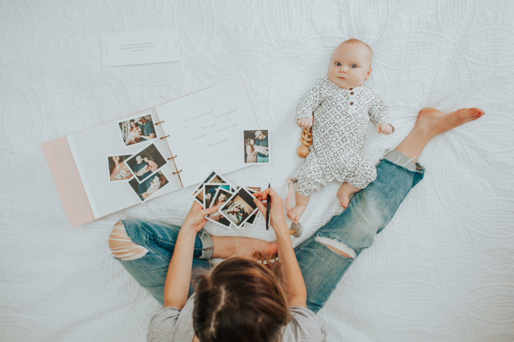 Artifact Uprising Baby Book The Story of You Oak + Oats