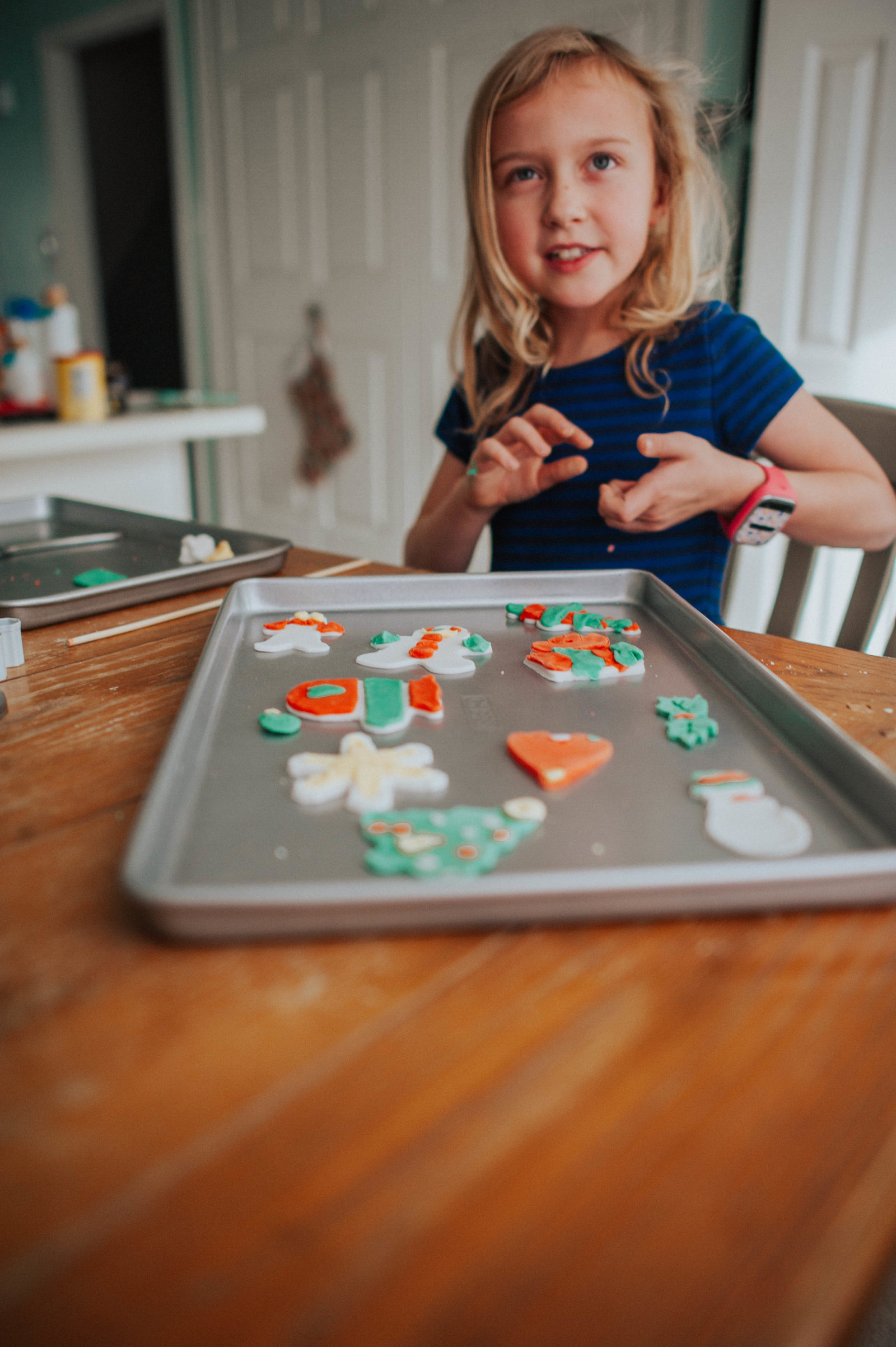 Homemade Clay Ornaments - Elsie