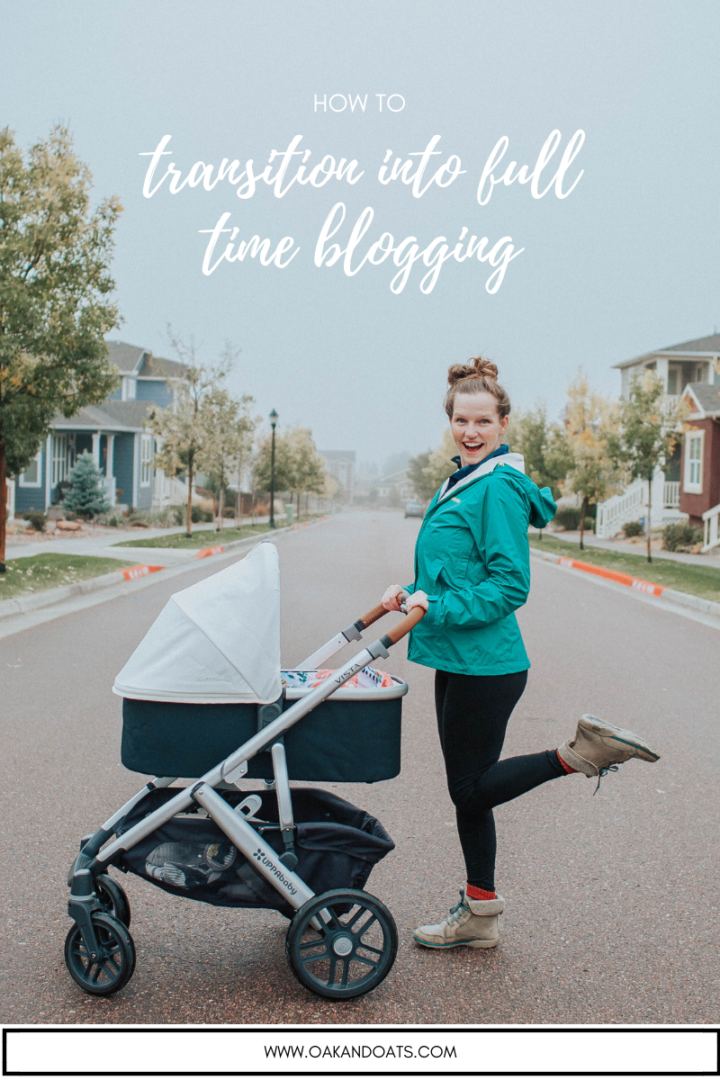 tips for transitioning into full time blogging