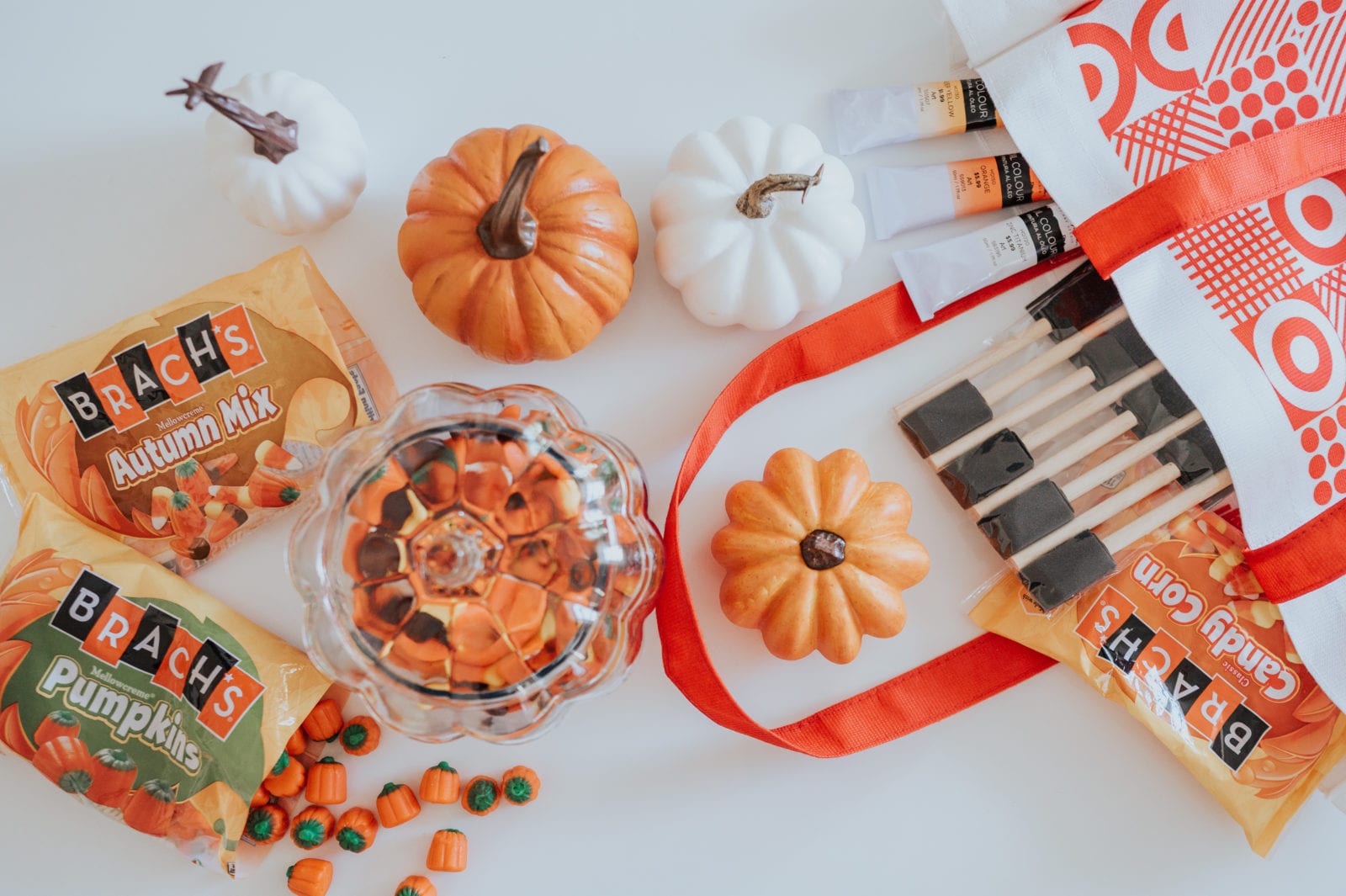 Small Acrylic Pumpkin Candy Jar