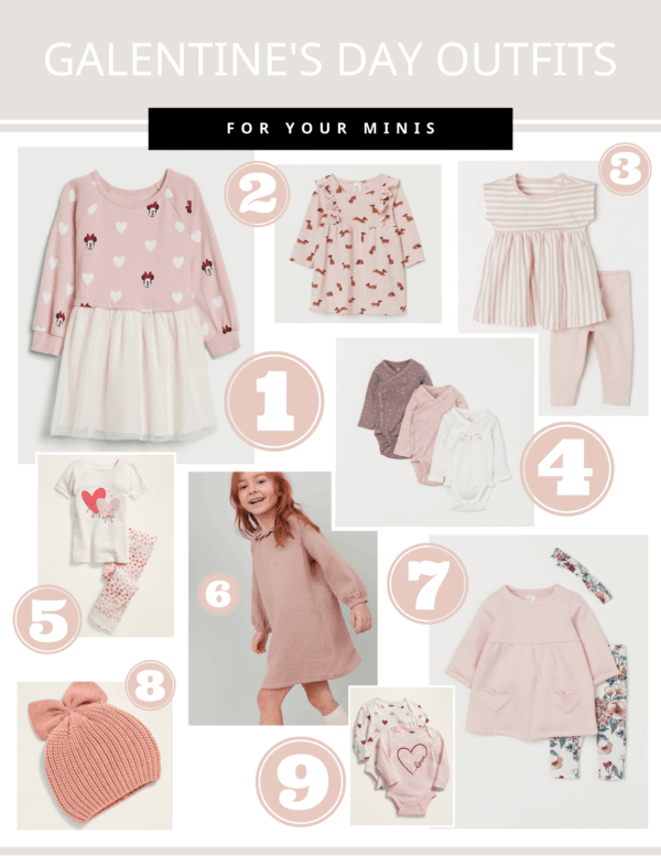 Little Girl Galentines Day Outfits