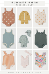 Summer Swim for Toddler + Baby